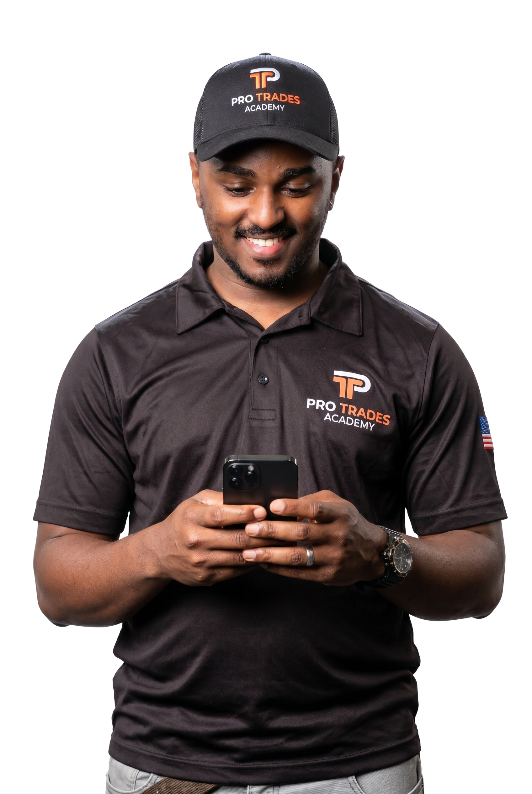 Verified pro trades professional using the Pro Trades Connect app